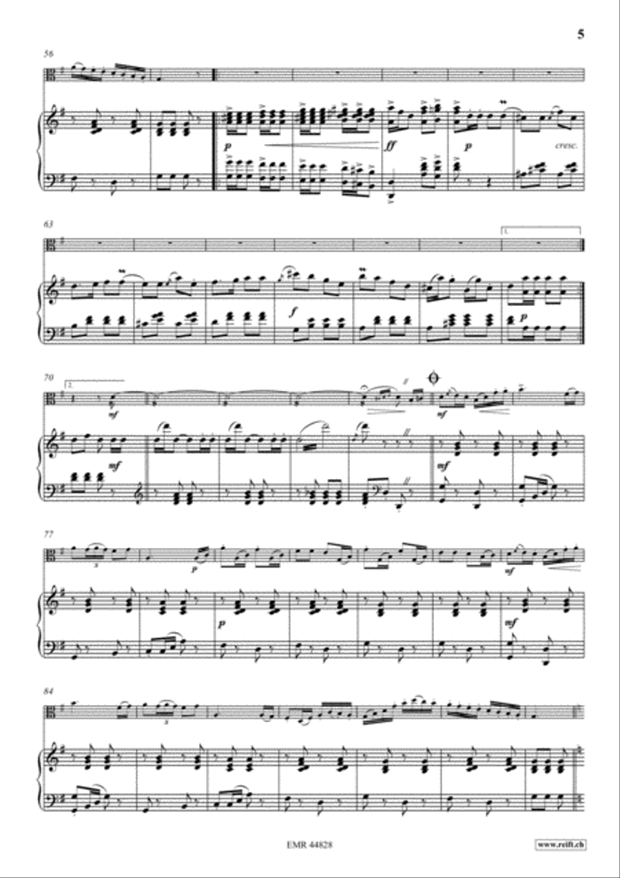 Souvenir de St.-Petersbourg Piano Accompaniment scores gallery preview page 6