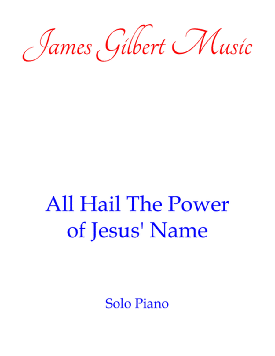 All Hail The Power Of Jesus' Name image number null