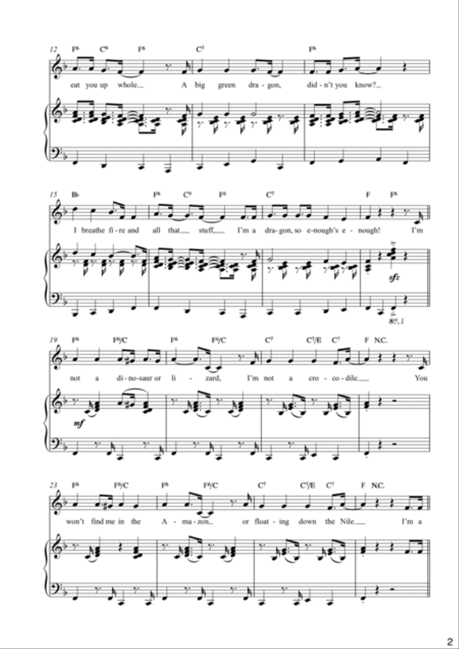 8 Little Songs For Little People Voice scores gallery preview page 4