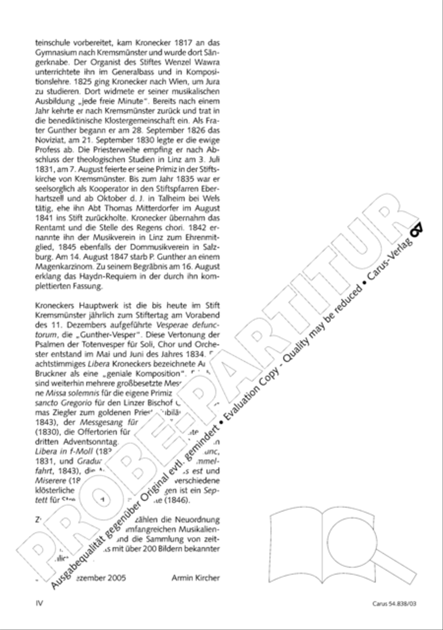 Requiem in B 4-Part scores gallery preview page 5