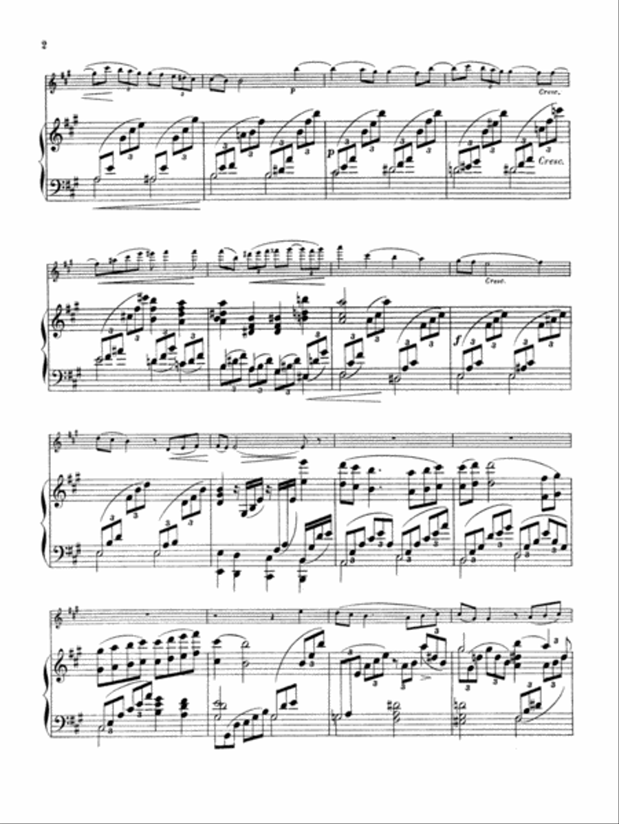Romance For Flute & Piano Small Ensemble scores gallery preview page 3