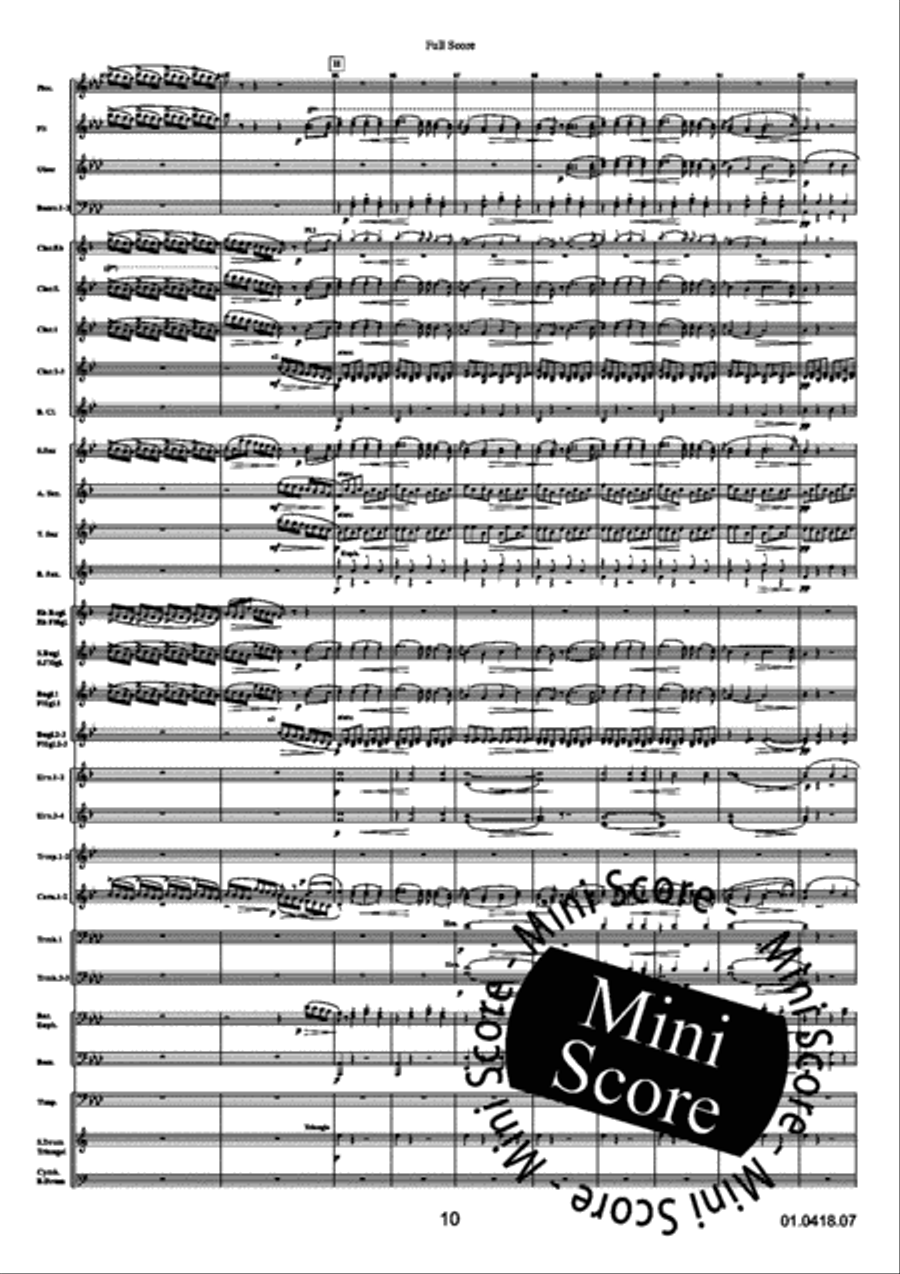 Norma Ouverture Concert Band scores gallery preview page 16