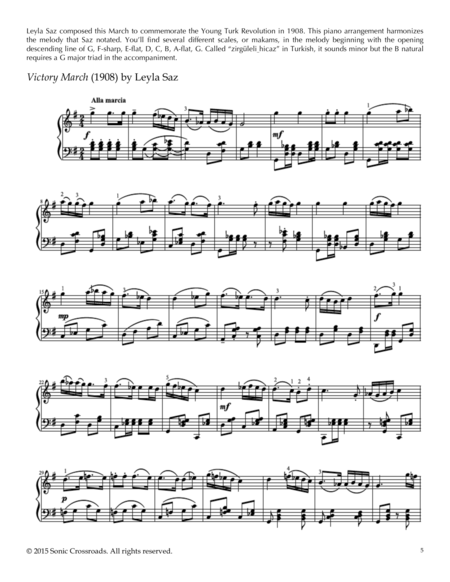 Anthology of Turkish Piano Music, Vol. II (Intermediate)