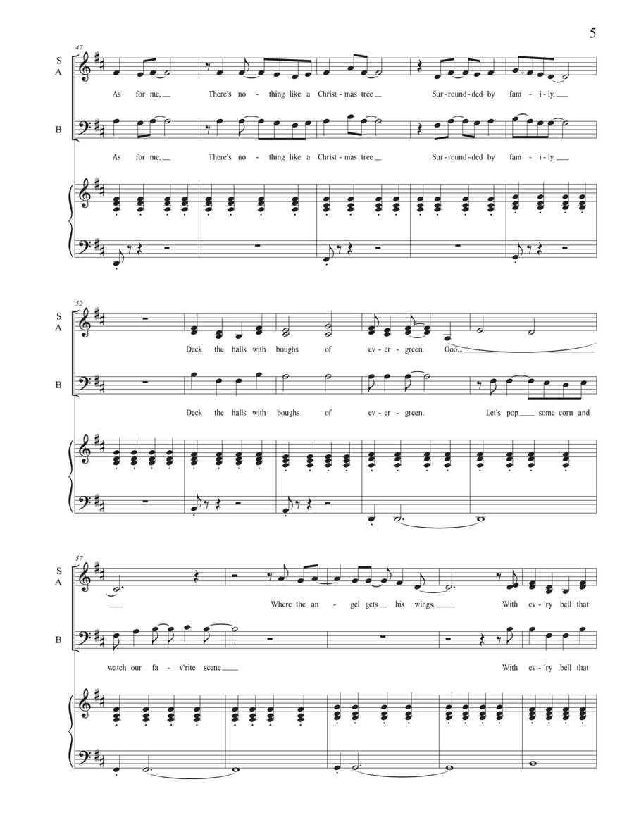 Christmas Every Day 3-Part scores gallery preview page 5