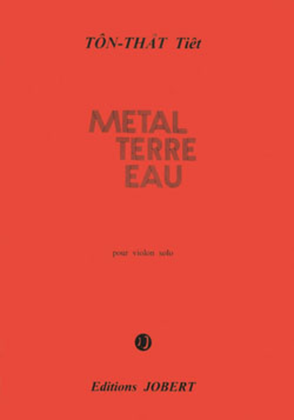 Book cover for Metal - Terre - Eau