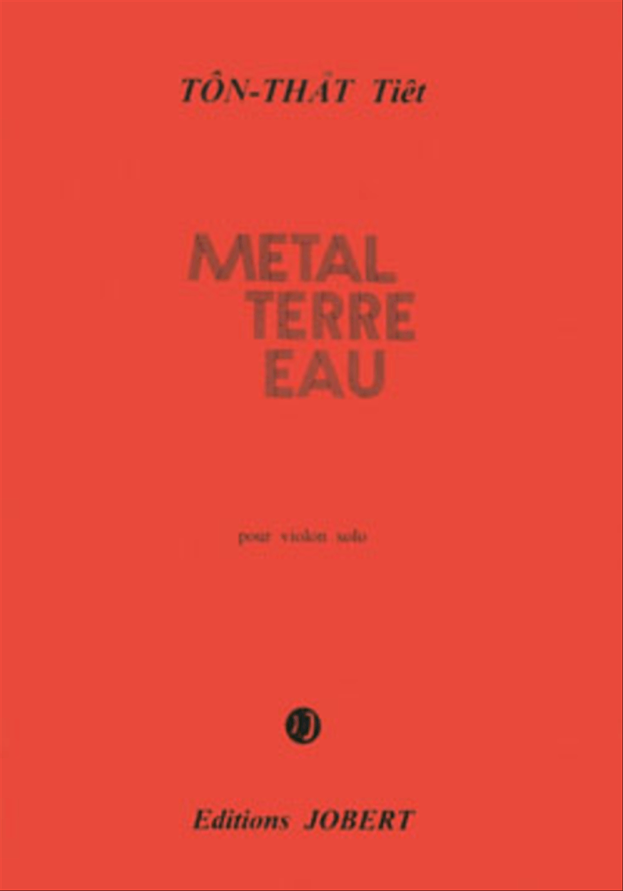 Metal - Terre - Eau Metal - Terre - Eau Violin Solo scores gallery preview page 1