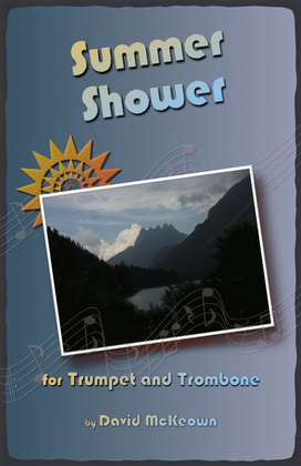 Book cover for Summer Shower for Trumpet and Trombone Duet