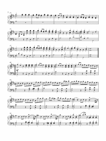 Handel-Water Music,Alla hornpipe(Original Piano Solo) image number null