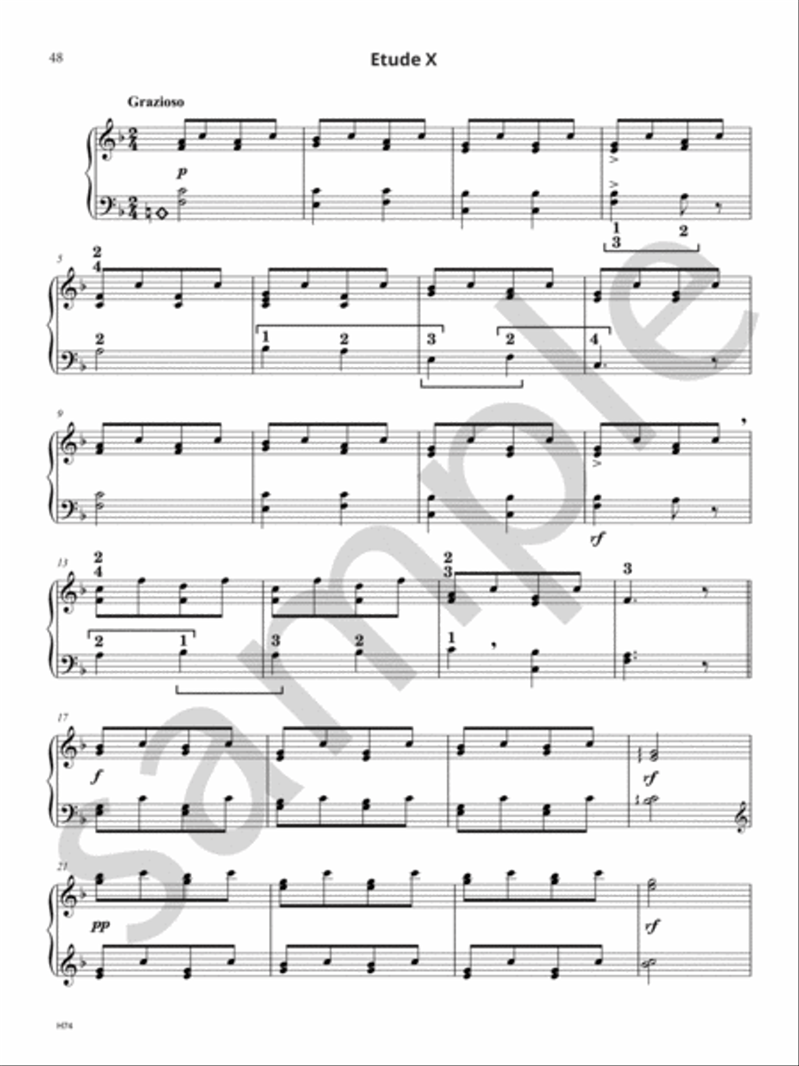 Bochsa Revisited - 40 Easy Etudes, Op. 318 - Vol I Harp scores gallery preview page 10