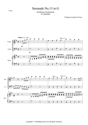 Book cover for Serenade No.13 "Eine Kleine Nachtmusik" in G major, K.525 4.Rondo