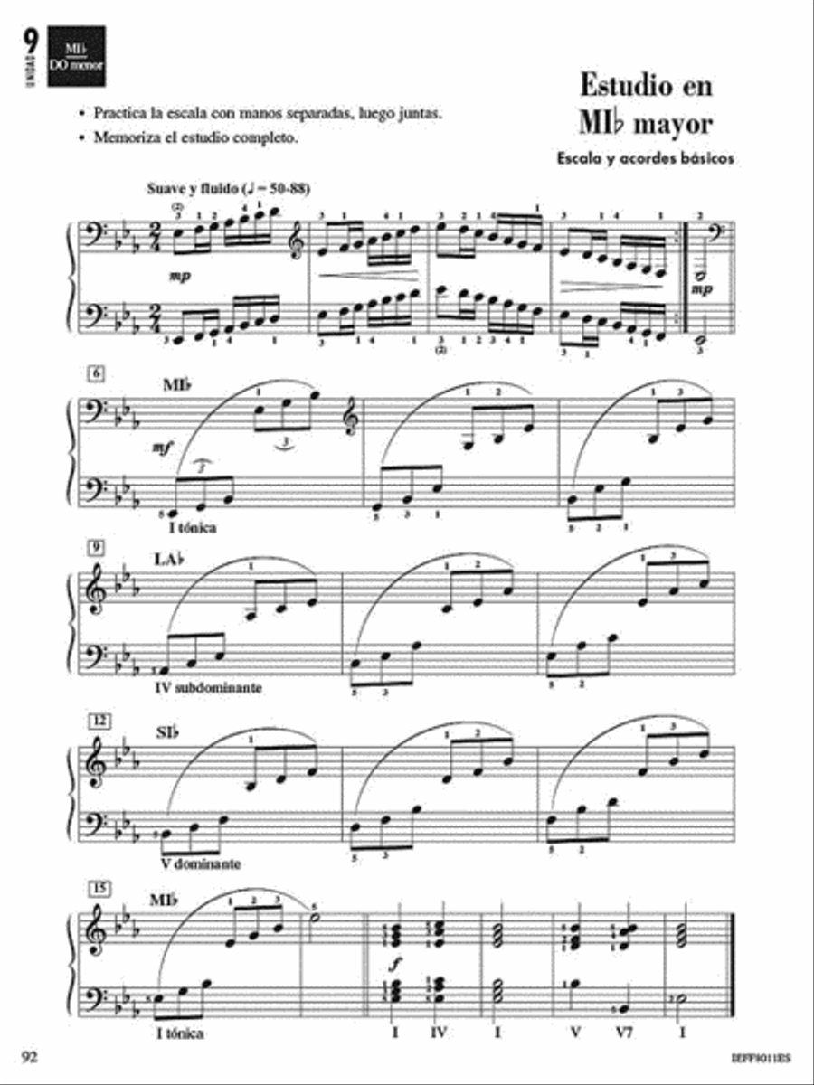 Libro de lecciones y teoría, Nivel 6 Piano Method scores gallery preview page 7