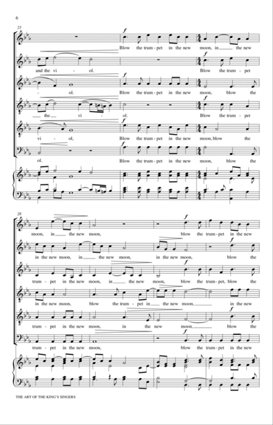 Sing Joyfully 4-Part scores gallery preview page 5