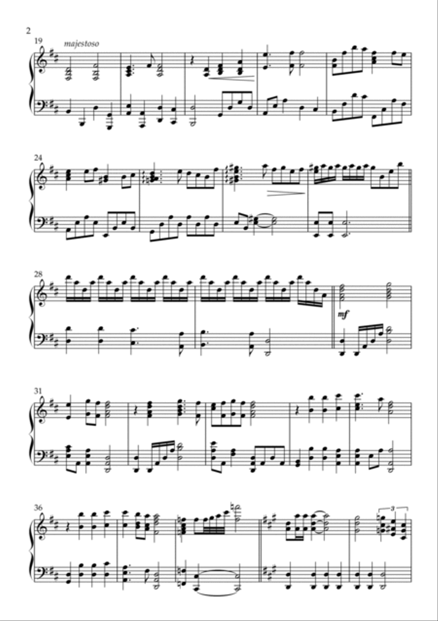 Test Drive Piano Solo scores gallery preview page 2