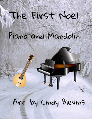 Book cover for The First Noel, for Piano and Mandolin