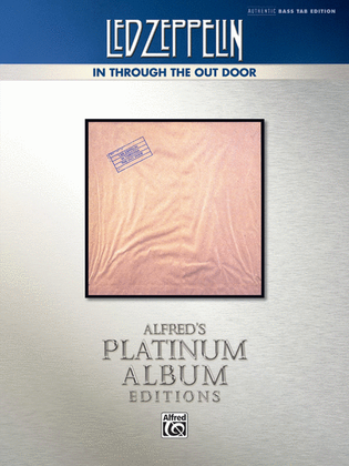 Led Zeppelin -- In Through the Out Door Platinum Bass Guitar