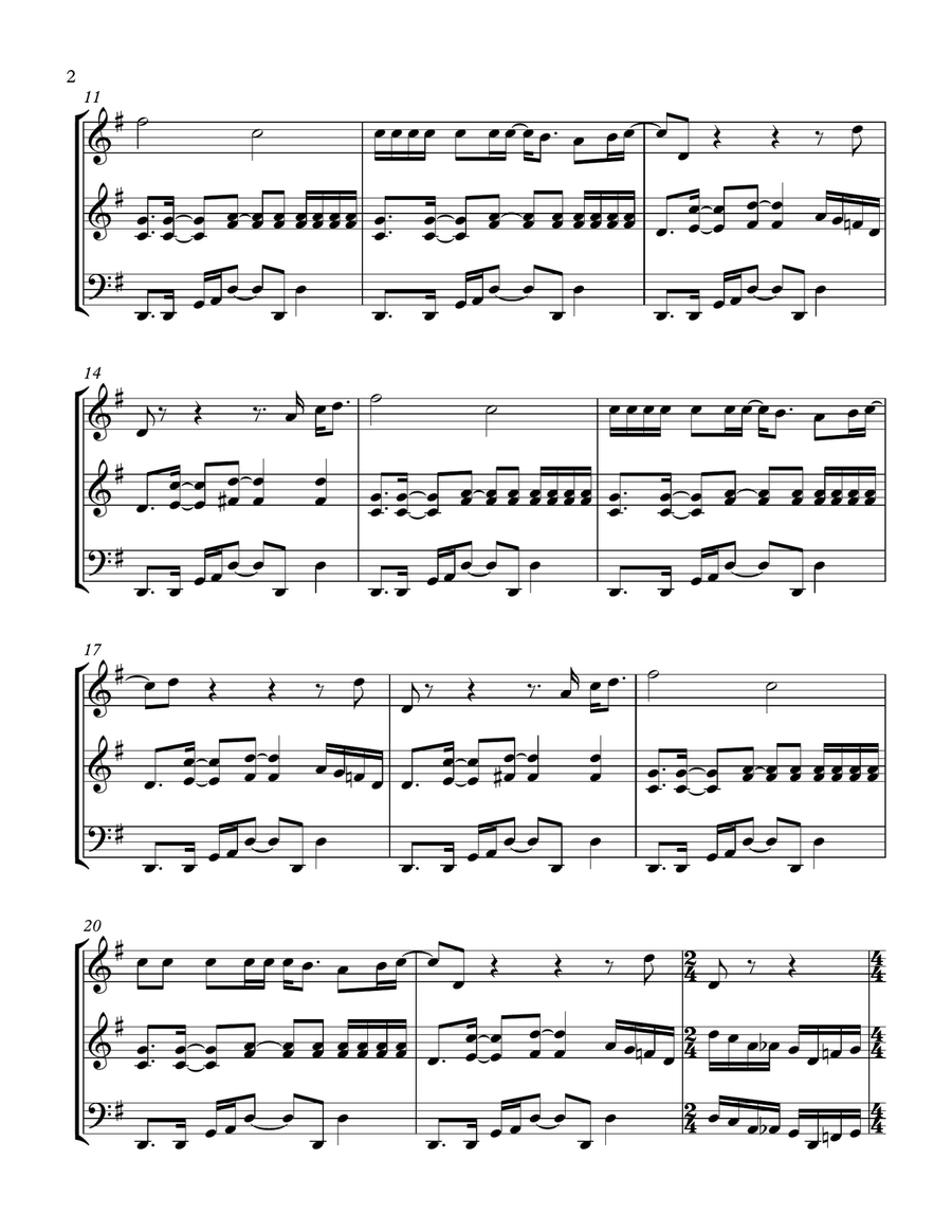 Even Flow Even Flow String Trio scores gallery preview page 2