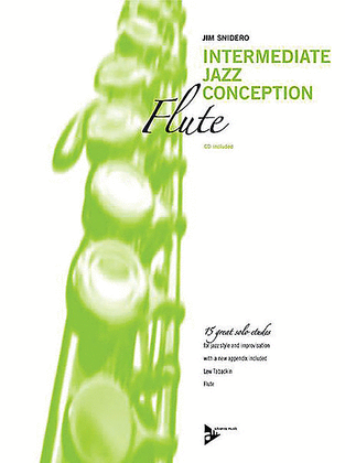 Book cover for Intermediate Jazz Conception -- Flute