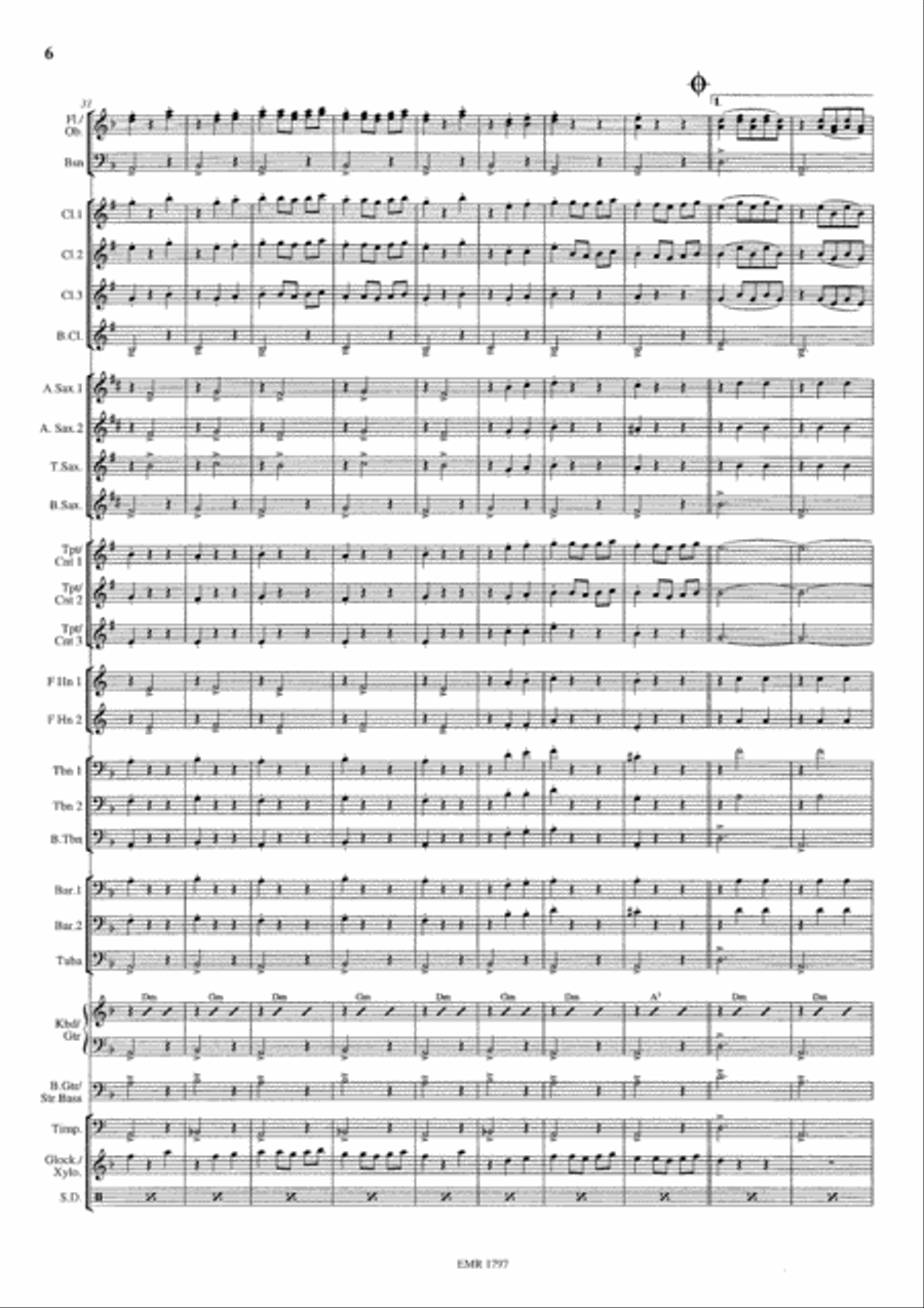 Waltz No. 2 Concert Band scores gallery preview page 7