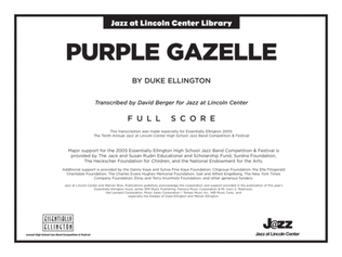 Purple Gazelle: Score
