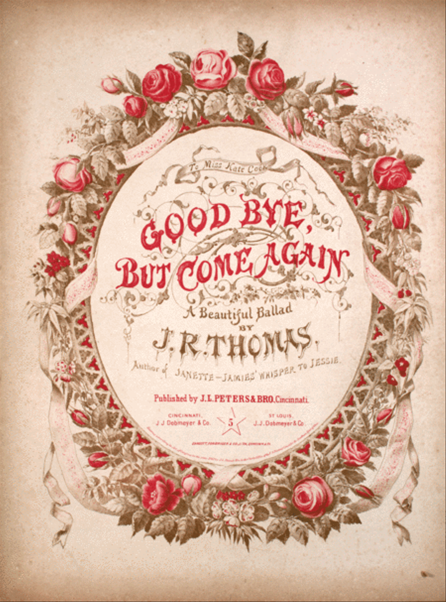 Good Bye, But Come Again. A Beautiful Ballad Voice scores gallery preview page 1