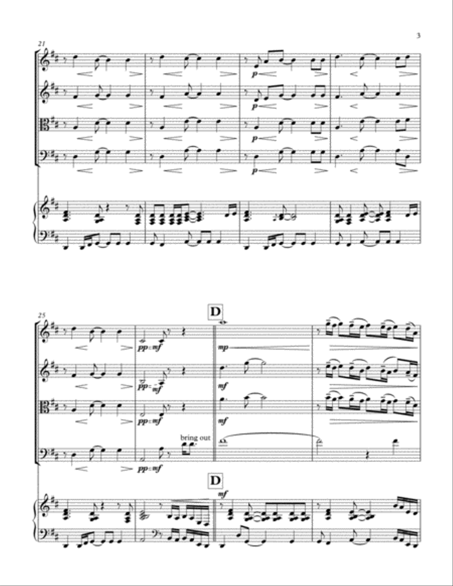 Free Fallin' Free Fallin' Small Ensemble scores gallery preview page 3