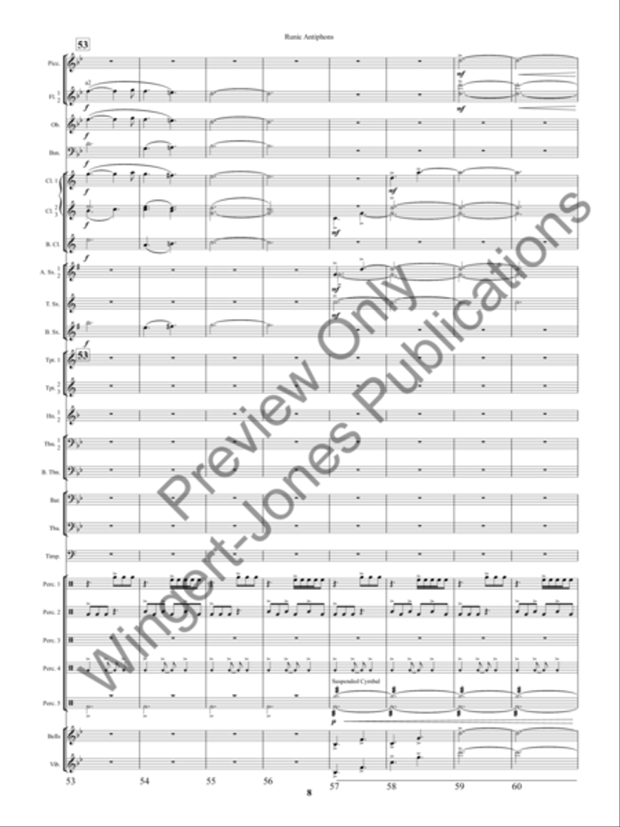Ancient Apparitions Concert Band scores gallery preview page 11