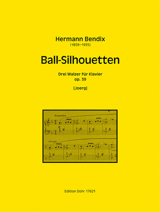 Ball-Silhouetten für Klavier op. 39 -Drei Walzer-