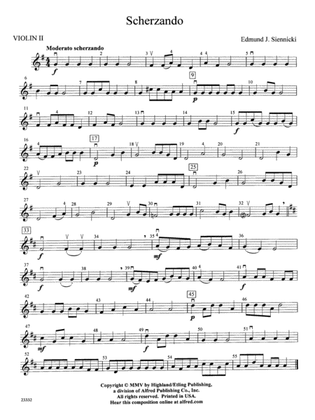 Scherzando: 2nd Violin