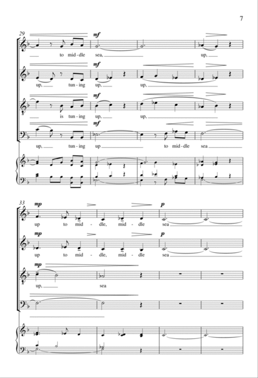 Sunset Symphony Divisi scores gallery preview page 6