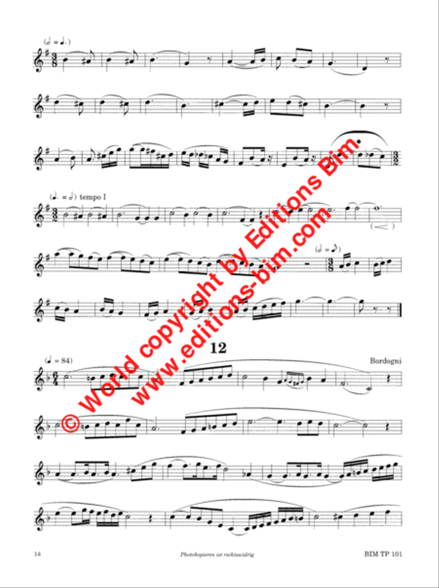 48 Lyric Studies Trumpet Solo scores gallery preview page 5