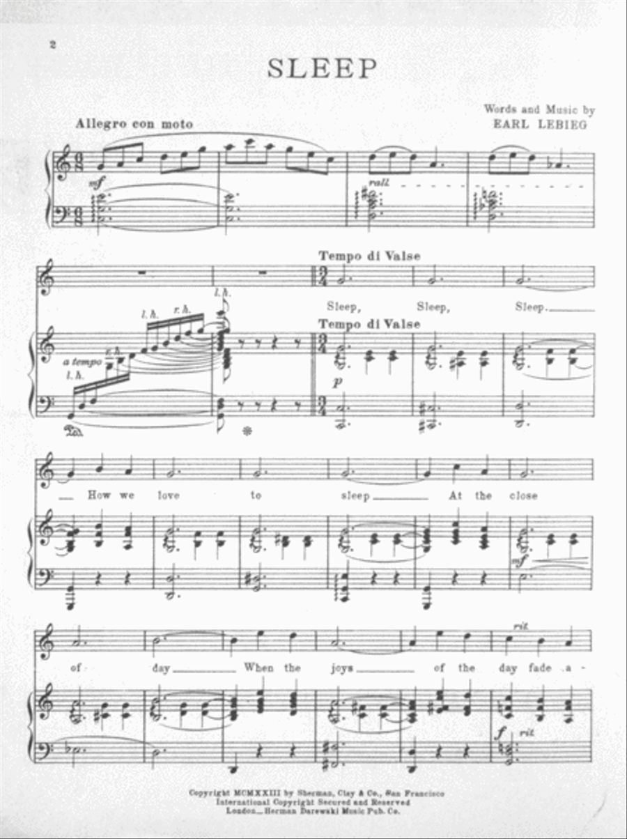 Sleep Voice scores gallery preview page 2