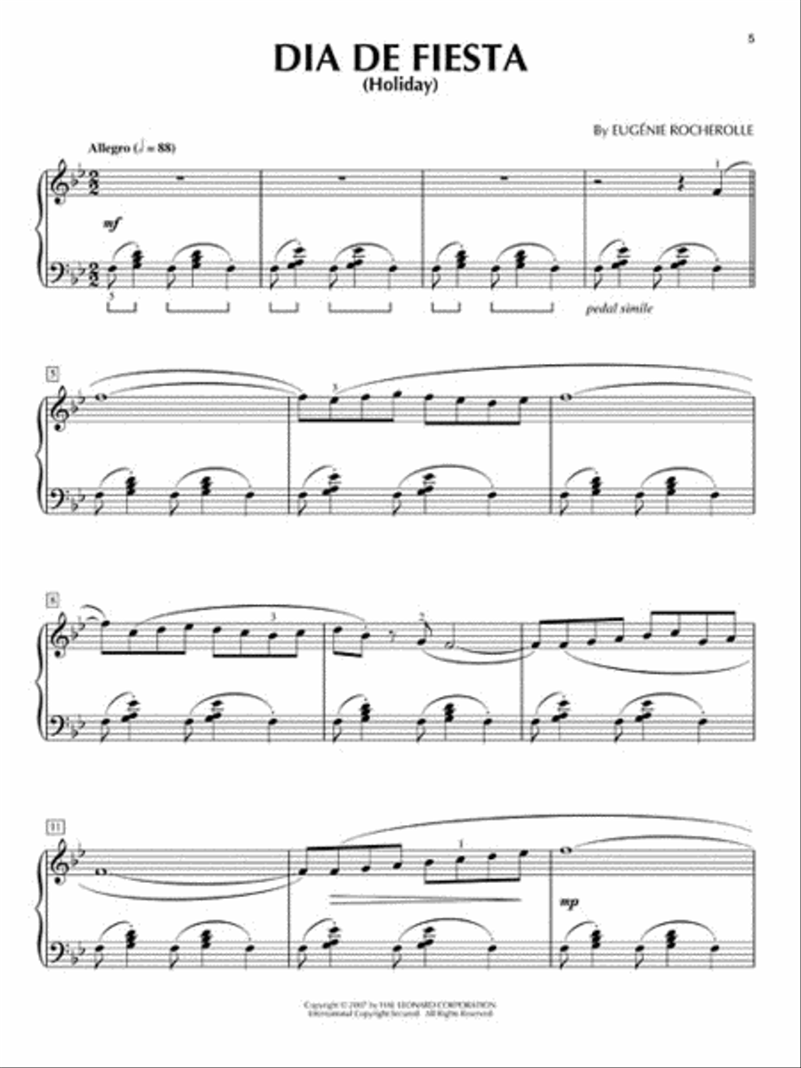 Recuerdos Hispanicos Recuerdos Hispanicos Piano Solo scores gallery preview page 5
