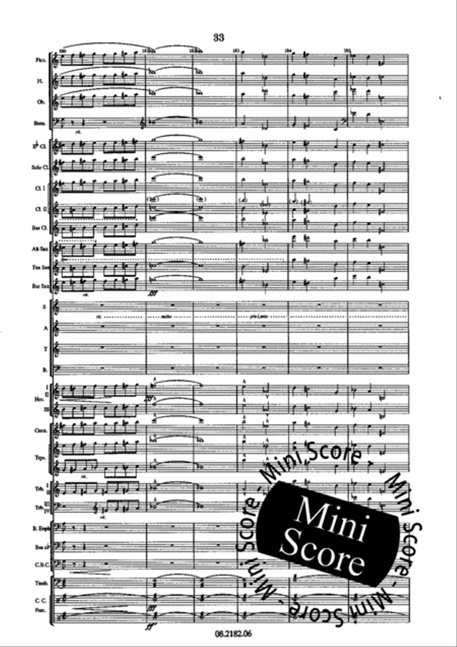 Oratorio Olympique SATB/Harmonie 4-Part scores gallery preview page 37