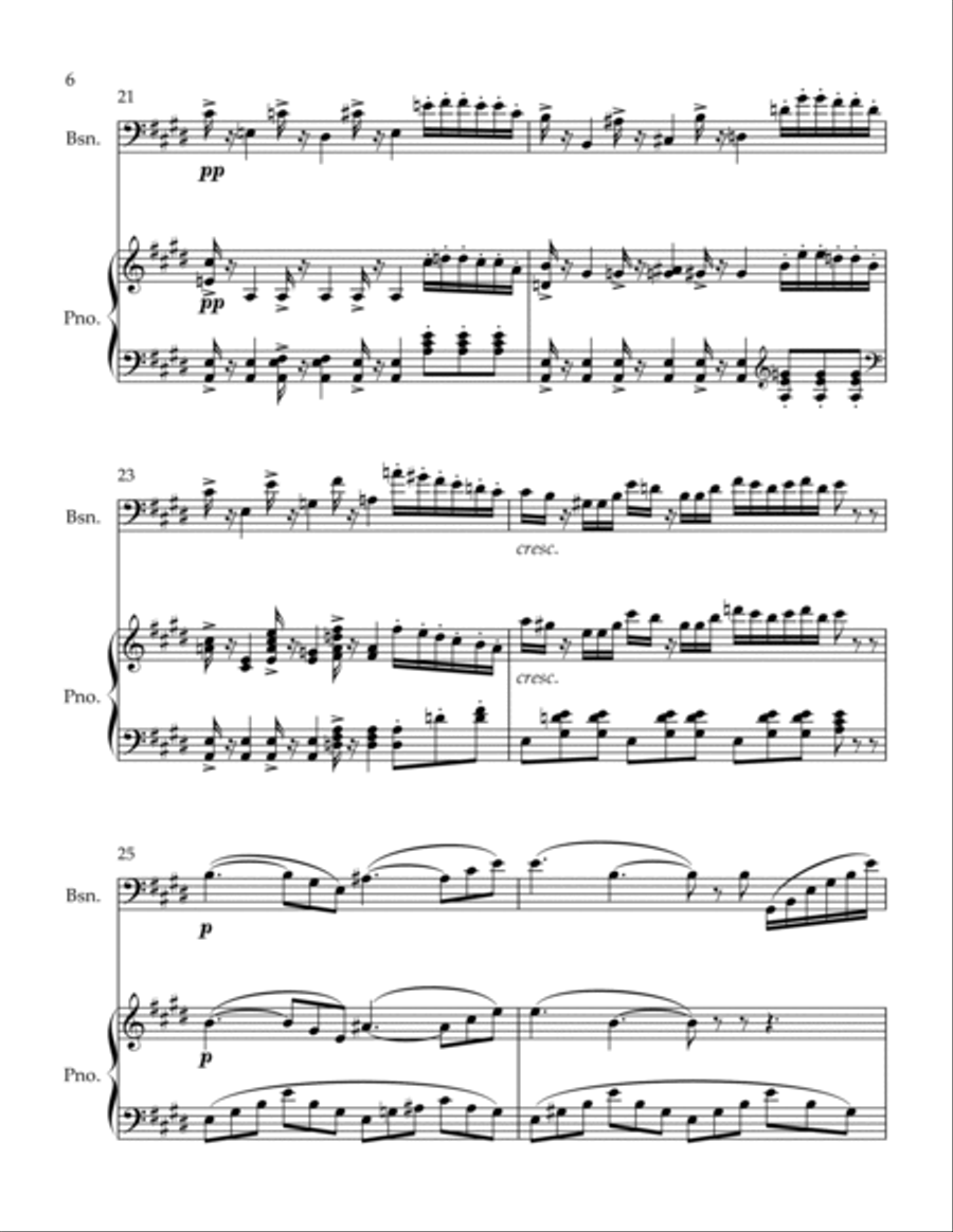 Adage Bassoon scores gallery preview page 6