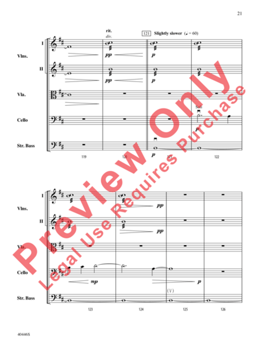 Apotheosis String Orchestra scores gallery preview page 22