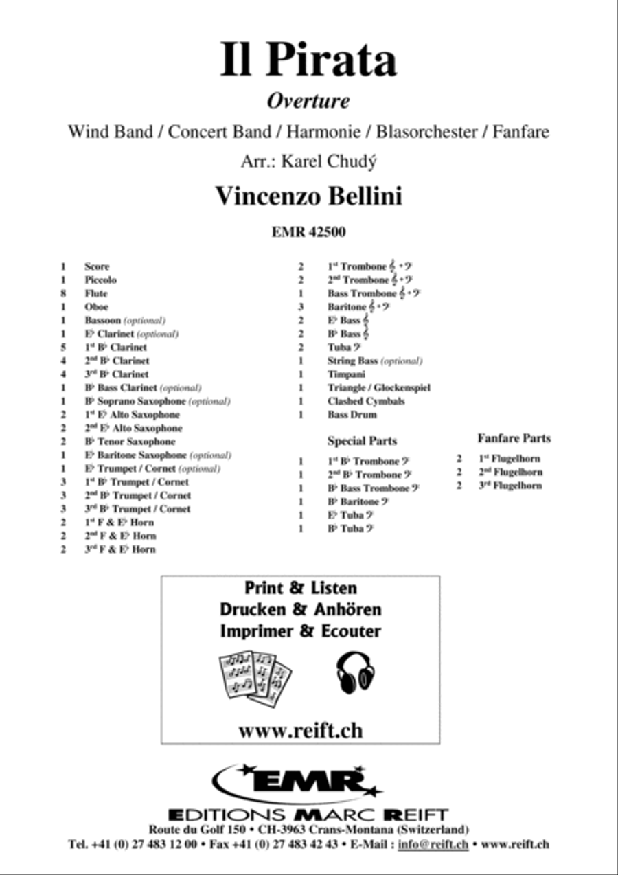 Il Pirata Il Pirata Concert Band scores gallery preview page 2