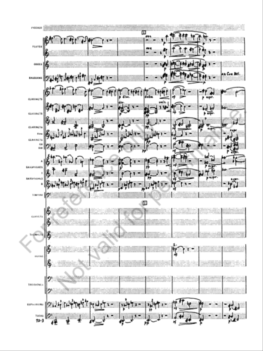 Symphony No. 1 Concert Band scores gallery preview page 6