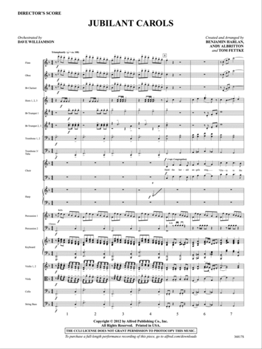 Jubilant Carols Choir scores gallery preview page 2