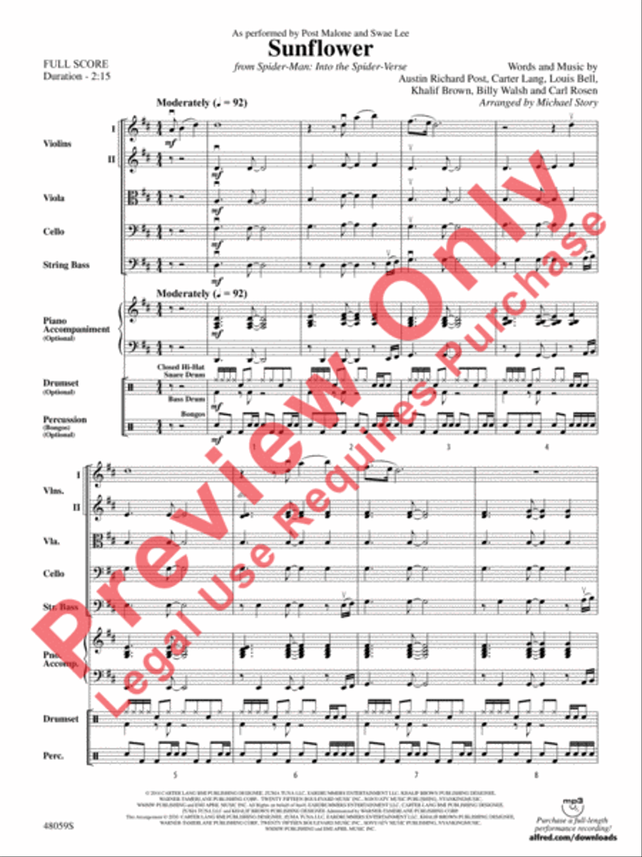 Sunflower String Orchestra scores gallery preview page 4