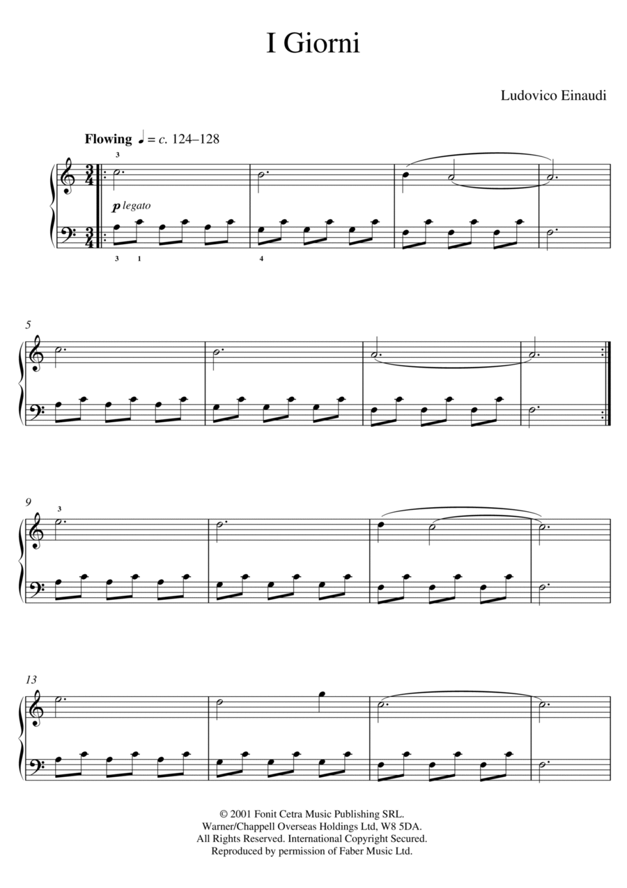 I Giorni I Giorni Piano Method scores gallery preview page 1