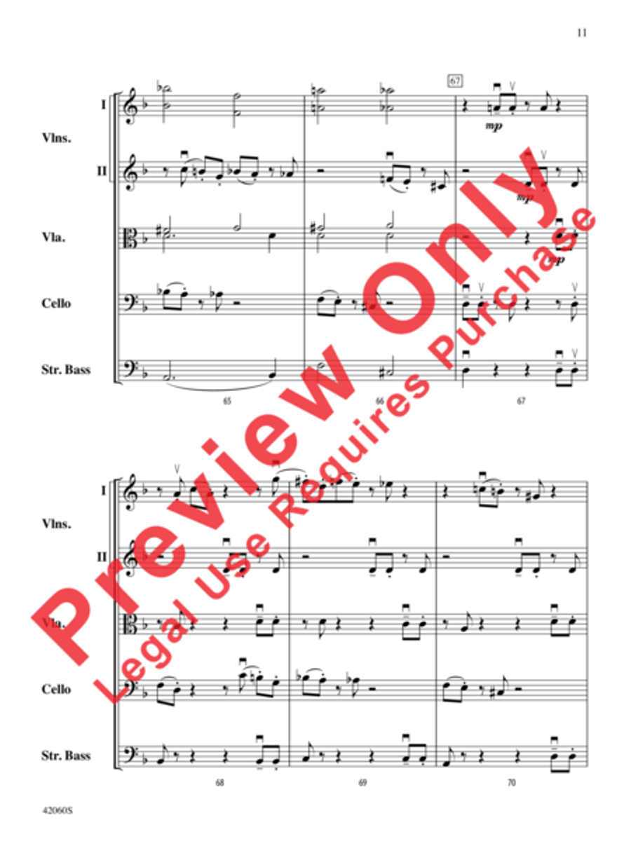Haunted Places Haunted Places String Orchestra scores gallery preview page 12