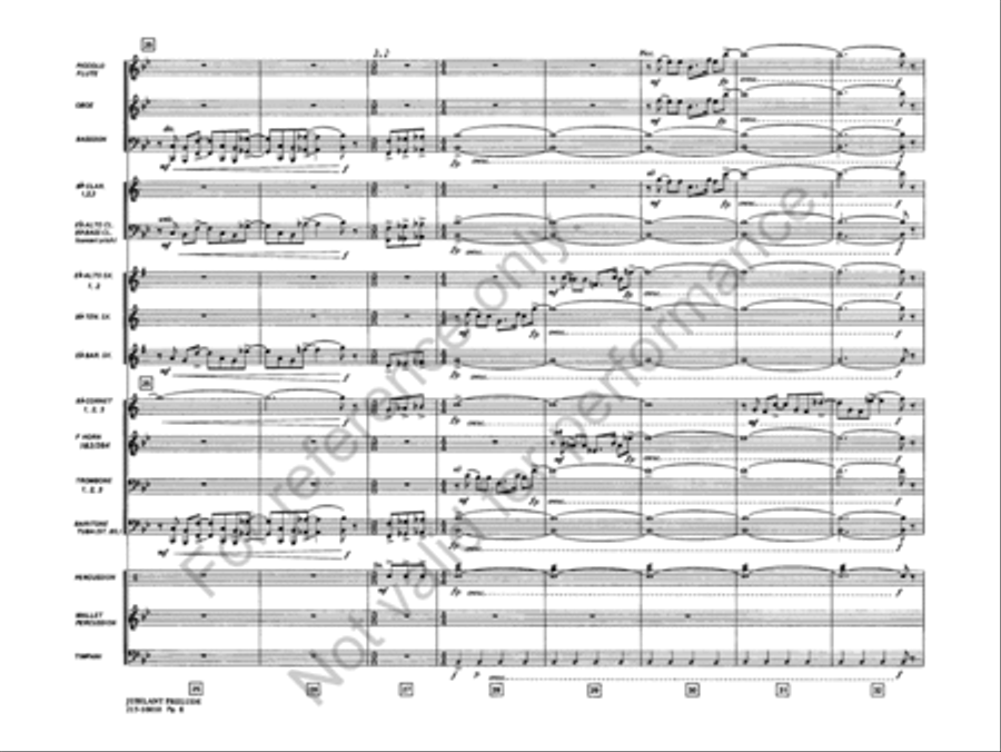Jubilant Prelude Concert Band scores gallery preview page 7