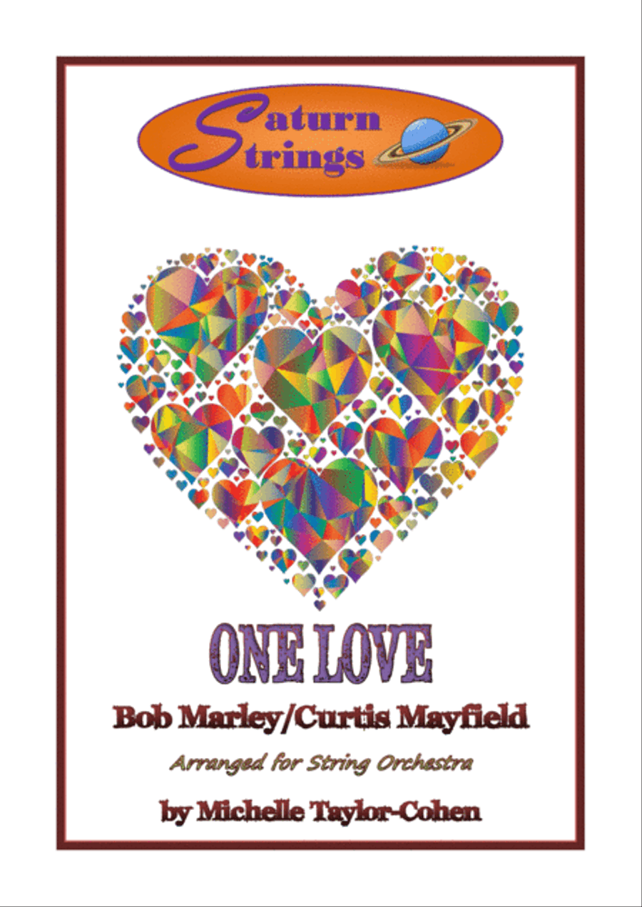 One Love (people Get Ready) String Quartet scores gallery preview page 1