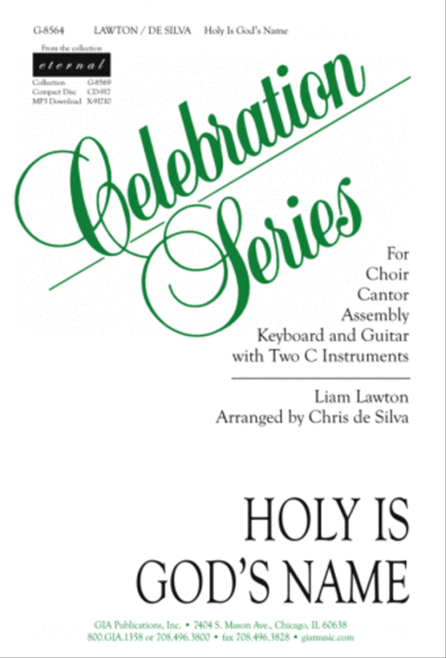 Holy Is God's Name - Instrument edition Guitar scores gallery preview page 1