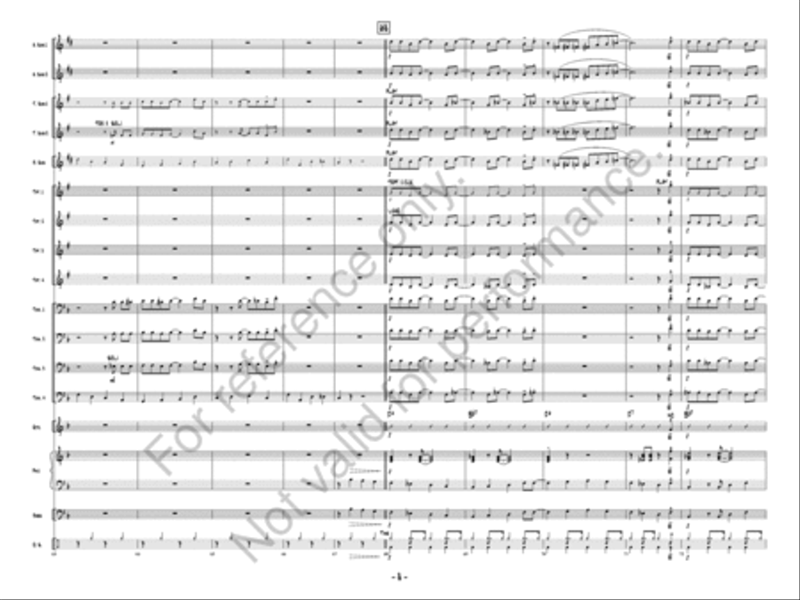 Cage Free Trombones Jazz Ensemble scores gallery preview page 9