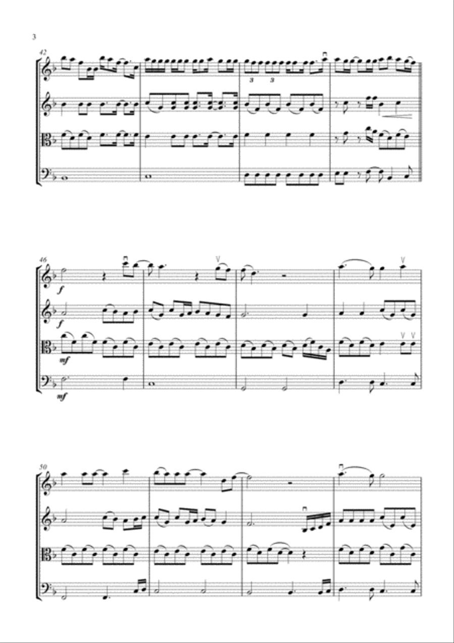 Always Always String Quartet scores gallery preview page 4