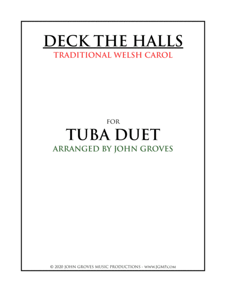 Deck The Halls - Tuba Duet image number null