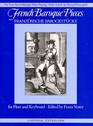 Book cover for French Baroque Pieces, Flute/P