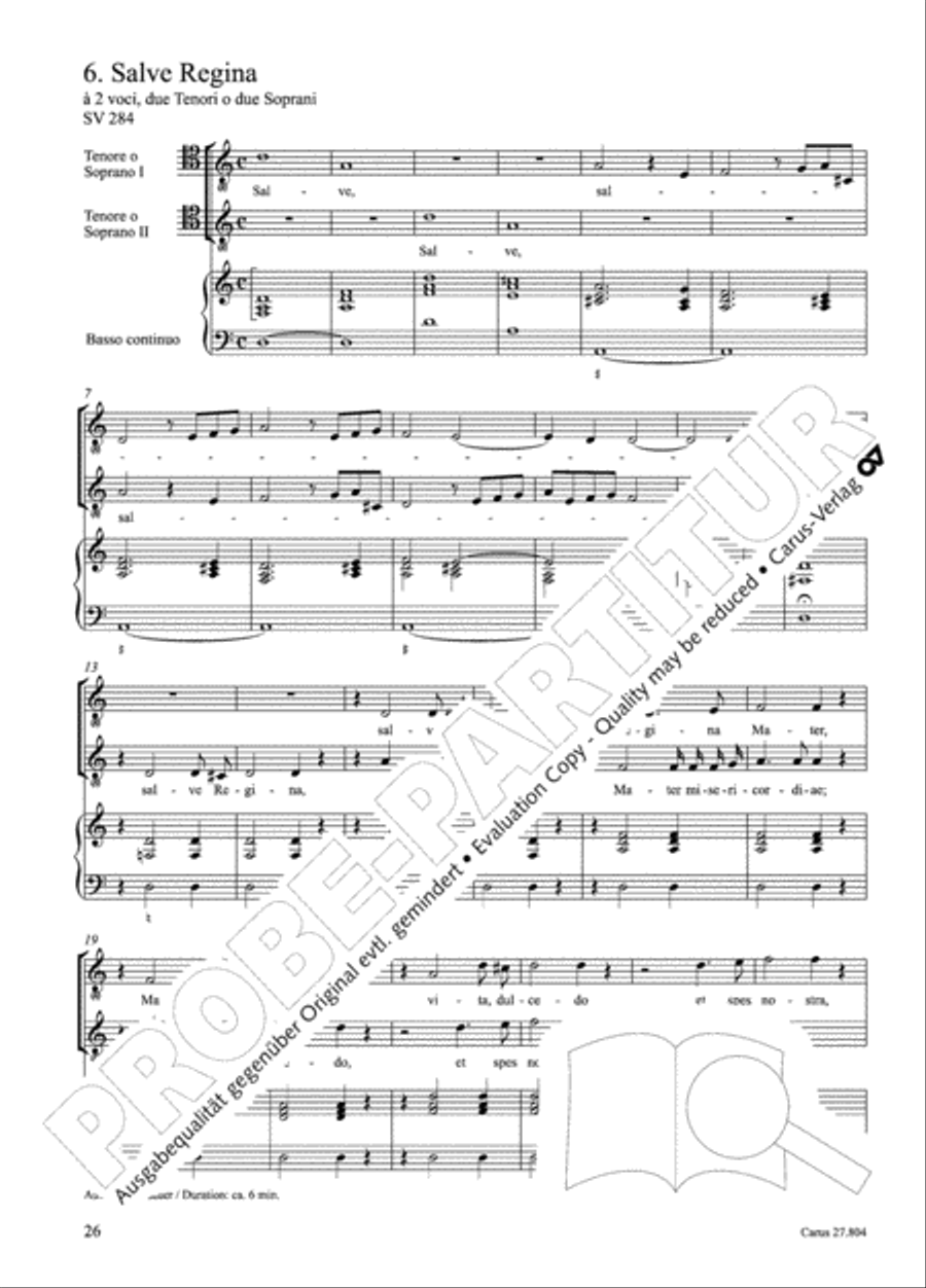 Hinni, Salve Regina, Motetti Score scores gallery preview page 51