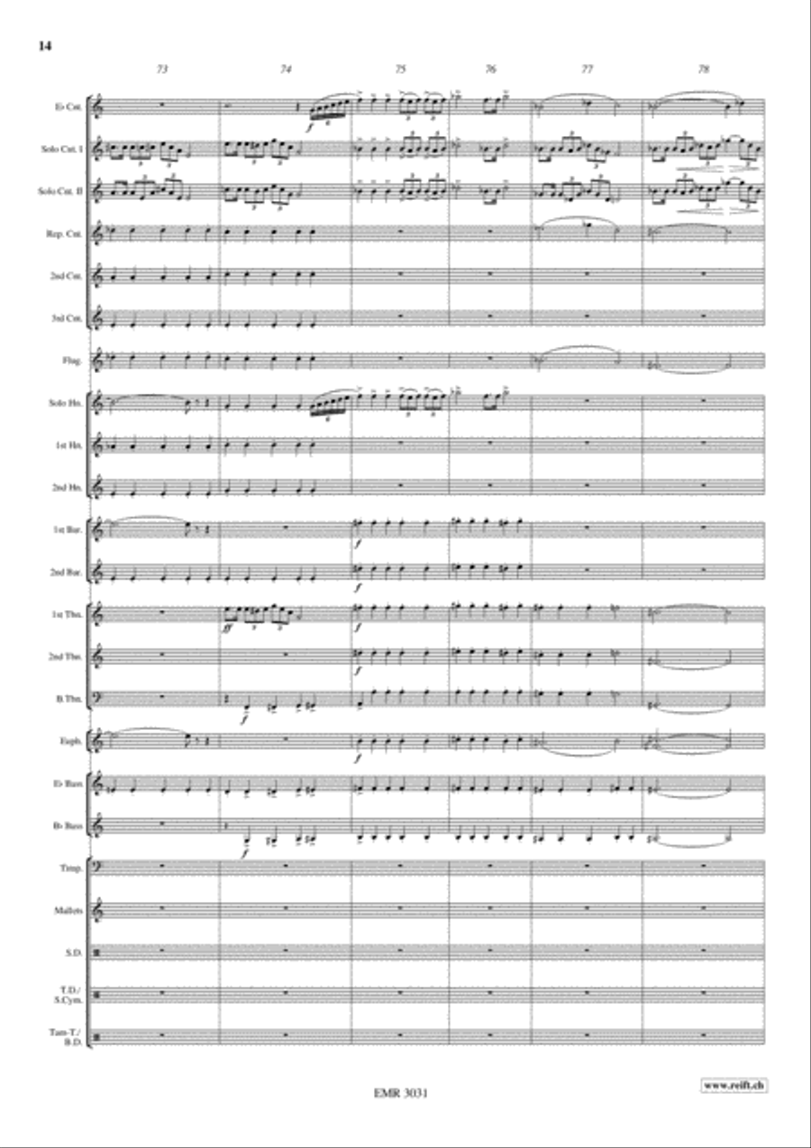 Mars Brass Band scores gallery preview page 15